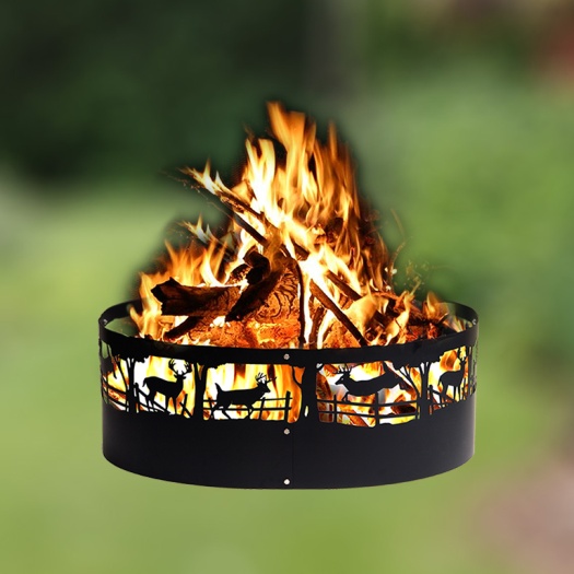 Fire rings for fire pits
